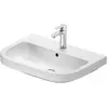 Image de Duravit, Lavabo, D-Code lavabo, avec trou pour robinet, avec trop-plein, 650x460x165mm, blanc brillant (650 mm)