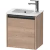 Image de Duravit, Meuble sous-lavabo, Ketho.2 bâti-support pour lavabo suspendu, 1 porte, charnière à droite, 410x440x292mm, pour ME by (41 x 29.20 x 44 cm)