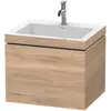 Image de Duravit, Ensemble de meubles de salle de bain, L-Cube c-bonded Ensemble suspendu, 1 tiroir, sans trop-plein, 1 trou pour robinet, 600x500x480mm