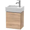 Image de Duravit, Meuble sous-lavabo, L-Cube Meuble sous-lavabo suspendu, 1 porte, charnière à droite, 364x400x241mm, LC6293R5555 (36.40 x 24.10 x 40 cm)