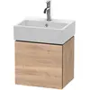 Image de Duravit, Meuble sous-lavabo, L-Cube Meuble sous-lavabo suspendu, 1 porte, charnière à gauche, 434x400x341mm, LC6245L5555 (43.40 x 34.10 x 40 cm)