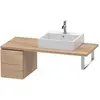 Image de Duravit, Meuble sous-lavabo, L-Cube élément bas pour console, 2 tiroirs, 320x400x547mm, LC583505555, LC583505555 (32 x 54.70 x 40 cm)