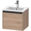 Image de Duravit, Meuble sous-lavabo, Ketho.2 bâti-support de lavabo suspendu, 1 tiroir, 510x440x420mm, pour ME by Starck 233653 (51 x 44 x 42 cm)