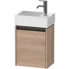 Image de Duravit, Meuble sous-lavabo, Ketho.2 bâti-support de lavabo suspendu, 1 porte, charnière à gauche, 364x440x238mm, pour Vero Air (44 x 23.80 x 36.40 cm)