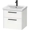 Image de Duravit, Meuble sous-lavabo, D-Code Meuble sous-lavabo, 1 tiroir, 584x460mm, découpe siphon, avec poignée (58.40 x 46 x 55.50 cm)