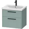 Image de Duravit, Meuble sous-lavabo, D-Code Meuble sous-lavabo, 1 tiroir, 634x460mm, découpe siphon, avec poignée (63.40 x 46 x 55.50 cm)
