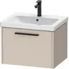 Image de Duravit, Meuble sous-lavabo, D-Code bâti-support pour lavabo, 1 tiroir, 584x460mm, avec poignée (58.40 x 46 x 40 cm)