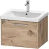 Image de Duravit, Meuble sous-lavabo, D-Code bâti-support pour lavabo, 1 tiroir, 584x460mm, avec poignée (58.40 x 46 x 40 cm)