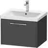 Image de Duravit, Meuble sous-lavabo, D-Code bâti-support pour lavabo, 1 tiroir, 584x460mm, avec poignée (58.40 x 46 x 40 cm)