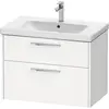 Image de Duravit, Meuble sous-lavabo, D-Code Meuble sous-lavabo, 1 tiroir, 784x460mm, découpe siphon, avec poignée (78.40 x 46 x 55.50 cm)