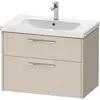 Image de Duravit, Meuble sous-lavabo, D-Code Meuble sous-lavabo, 1 tiroir, 784x460mm, découpe siphon, avec poignée (78.40 x 46 x 55.50 cm)