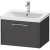 Image de Duravit, Meuble sous-lavabo, D-Code bâti-support pour lavabo, 1 tiroir, 634x460mm, avec poignée (63.40 x 46 x 40 cm)