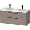 Image de Duravit, Meuble sous-lavabo, D-Code Meuble sous-lavabo, 1 tiroir, 1184x460mm, découpe siphon, avec poignée (61.50 x 55 x 125 cm)