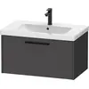 Image de Duravit, Meuble sous-lavabo, D-Code bâti-support pour lavabo, 1 tiroir, 784x460mm, avec poignée (78.40 x 46 x 40 cm)