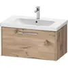 Image de Duravit, Meuble sous-lavabo, D-Code bâti-support pour lavabo, 1 tiroir, 784x460mm, avec poignée (78.40 x 46 x 40 cm)