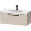 Image de Duravit, Meuble sous-lavabo, D-Code bâti-support pour lavabo, 1 tiroir, 984x460mm, avec poignée (98.40 x 46 x 40 cm)