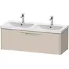 Image de Duravit, Meuble sous-lavabo, D-Code bâti-support pour lavabo, 1 tiroir, 1184x460mm, avec poignée (54 x 51 x 121 cm)