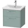 Image de Duravit, Meuble sous-lavabo, D-Code Meuble sous-lavabo, 1 tiroir, 584x460mm, découpe siphon, avec poignée (58.40 x 46 x 55.50 cm)