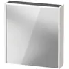 Image de Duravit, Armoire de toilette, Armoire de toilette D-Code, prise type J (CH, LI), 1 porte avec butée à droite, champ lumi (78.50 x 21.50 x 88 cm)