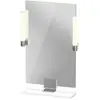 Image de Duravit, Miroir, Sivida miroir, chrome, 450x36x650mm, éclairage à poser, interrupteur à détecteur, raccor (45 x 65 cm)