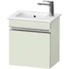 Image de Duravit, Meuble sous-lavabo, Sivida bâti-support pour lavabo, charnières à gauche, poignée profilée chromée, 400x28 (40 x 28.70 x 44.30 cm)