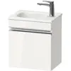Image de Duravit, Meuble sous-lavabo, Sivida bâti-support pour lavabo, charnières à gauche, poignée profilée chromée, 400x29 (40 x 44 x 44 cm)