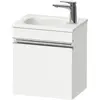 Image de Duravit, Meuble sous-lavabo, Sivida bâti-support pour lavabo, charnières à droite, poignée profilée chromée, 400x29 (40.50 x 44.50 x 52 cm)