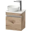 Image de Duravit, Meuble sous-lavabo, Sivida Meuble sous-lavabo sur console, charnières à gauche, poignée profilée chromée, 4 (40 x 32.50 x 44 cm)