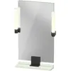 Image de Duravit, Miroir, Sivida miroir, noir diamant mat, 450x36x650mm, éclairage à poser, interrupteur à détecte (45 x 65 cm)
