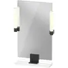 Image de Duravit, Miroir, Sivida miroir, noir diamant mat, 450x36x650mm, éclairage à poser, interrupteur à détecte (45 x 65 cm)