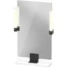Image de Duravit, Miroir, Sivida miroir, noir diamant mat, 450x36x650mm, éclairage à poser, interrupteur à détecte (45 x 65 cm)