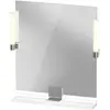 Image de Duravit, Miroir, Sivida miroir, chrome, 650x36x650mm, éclairage à poser, interrupteur à détecteur, raccor (74.50 x 73 cm)