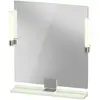 Image de Duravit, Miroir, Sivida miroir, chrome, 650x36x650mm, éclairage à poser, interrupteur à détecteur, raccor (65 x 65 cm)