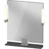 Image de Duravit, Miroir, Sivida miroir, chrome, 650x36x650mm, éclairage à poser, interrupteur à détecteur, raccor (65 x 65 cm)