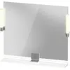 Image de Duravit, Miroir, Sivida miroir, chrome, 850x36x650mm, éclairage à poser, interrupteur à détecteur, raccor (85 x 65 cm)