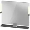Image de Duravit, Miroir, Sivida miroir, chrome, 850x36x650mm, éclairage à poser, interrupteur à détecteur, raccor (85 x 65 cm)