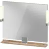 Image de Duravit, Miroir, Sivida miroir, chrome, 850x36x650mm, éclairage à poser, interrupteur à détecteur, raccor (85 x 65 cm)