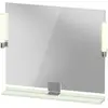 Image de Duravit, Miroir, Sivida miroir, chrome, 850x36x650mm, éclairage à poser, interrupteur à détecteur, raccor (85 x 65 cm)