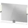 Image de Duravit, Miroir, Sivida miroir, chrome, 1050x36x650mm, éclairage à poser, interrupteur à détecteur, racco (105 x 65 cm)