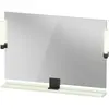 Image de Duravit, Miroir, Sivida miroir, noir diamant mat, 1050x36x650mm, éclairage à poser, interrupteur à détect (105 x 65 cm)