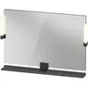 Image de Duravit, Miroir, Sivida miroir, noir diamant mat, 1050x36x650mm, éclairage à poser, interrupteur à détect (105 x 65 cm)
