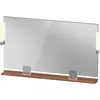 Image de Duravit, Miroir, Sivida miroir, chrome, 1250x36x650mm, éclairage à poser, interrupteur à détecteur, racco (125 x 65 cm)