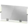Image de Duravit, Miroir, Sivida miroir, chrome, 1250x36x650mm, éclairage à poser, interrupteur à détecteur, racco (125 x 65 cm)