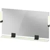 Image de Duravit, Miroir, Sivida miroir, noir diamant mat, 1250x36x650mm, éclairage à poser, interrupteur à détect (125 x 65 cm)