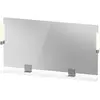 Image de Duravit, Miroir, Sivida miroir, chrome, 1330x36x650mm, éclairage à poser, interrupteur à détecteur, racco (133 x 65 cm)