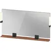 Image de Duravit, Miroir, Sivida miroir, noir diamant mat, 1330x36x650mm, éclairage à poser, interrupteur à détect (133 x 65 cm)