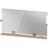 Image de Duravit, Miroir, Sivida miroir, chrome, 1330x36x650mm, éclairage à poser, interrupteur à détecteur, racco (133 x 65 cm)