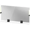 Image de Duravit, Miroir, Sivida miroir, noir diamant mat, 1330x36x650mm, éclairage à poser, interrupteur à détect (133 x 65 cm)