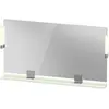 Image de Duravit, Miroir, Sivida miroir, chrome, 1330x36x650mm, éclairage à poser, interrupteur à détecteur, racco (133 x 65 cm)
