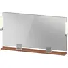 Image de Duravit, Miroir, Sivida miroir, chrome, 1330x36x650mm, éclairage à poser, interrupteur à détecteur, racco (133 x 65 cm)